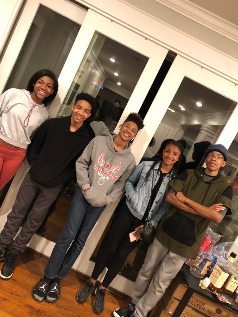 Jordyn, Kyron, Ja'ir, Taylor, Ethan