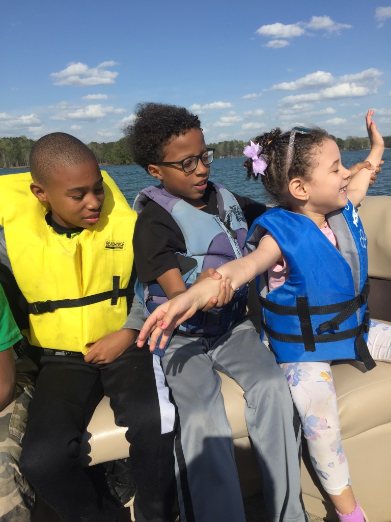 Drew and Caruso with my niece Rory!